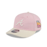 Atlanta Braves Retro Crown Snapback in Light Pink