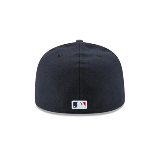 Atlanta Braves Road Team Fitted Cap in Black