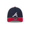 Atlanta Braves Rope M-Crown Stretch-Snap in Black Red