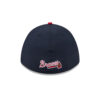 Atlanta Braves Rope M-Crown Stretch-Snap in Black Red