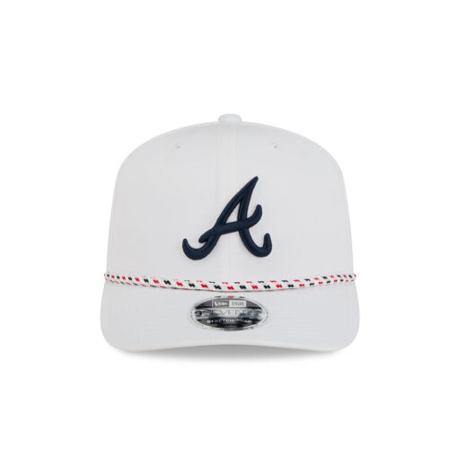 Atlanta Braves Rope Performance Stretch-Snap in Optic White