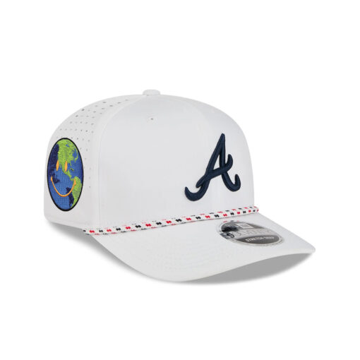 Atlanta Braves Rope Performance Stretch-Snap in Optic White