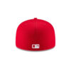 Atlanta Braves Scarlet Fitted Cap in Red