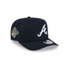 Atlanta Braves Side Patch A-Frame Snapback in Black