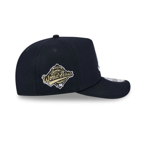 Atlanta Braves Side Patch A-Frame Snapback in Black
