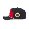Atlanta Braves Split-Panel Stretch-Snap in Black