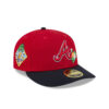 Atlanta Braves Spring Camp Low-Profile Fitted Cap in Red Black