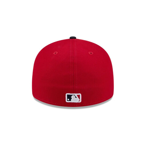 Atlanta Braves Spring Camp Low-Profile Fitted Cap in Red Black