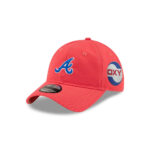 Atlanta Braves Spring Color Adjustable Cap in Red