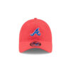 Atlanta Braves Spring Color Adjustable Cap in Red