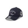 Atlanta Braves Stacked Rope A-Frame Snapback in Black