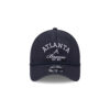 Atlanta Braves Stacked Rope A-Frame Snapback in Black