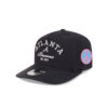 Atlanta Braves Stacked Wordmark Adjustable Cap in Black