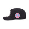 Atlanta Braves Stacked Wordmark Adjustable Cap in Black
