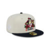 Atlanta Braves Sugar Skull Mascot Fitted Cap in Cream