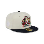 Atlanta Braves Sugar Skull Mascot Fitted Cap in Cream