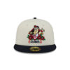 Atlanta Braves Sugar Skull Mascot Fitted Cap in Cream