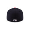 Atlanta Braves Team Core Low-Profile Fitted Cap in Black Red