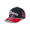 Atlanta Braves Team Loyal M-Crown Snapback in Red Black