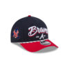 Atlanta Braves Team Loyal M-Crown Snapback in Red Black