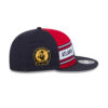 Atlanta Braves Team Stripe Retro Crown Snapback in Red Black
