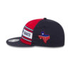 Atlanta Braves Team Stripe Retro Crown Snapback in Red Black