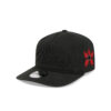 Atlanta Braves Tonal Script Adjustable Cap in Black
