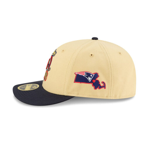 Atlanta Braves Trophy Patch Low-Profile Fitted Cap in Cream