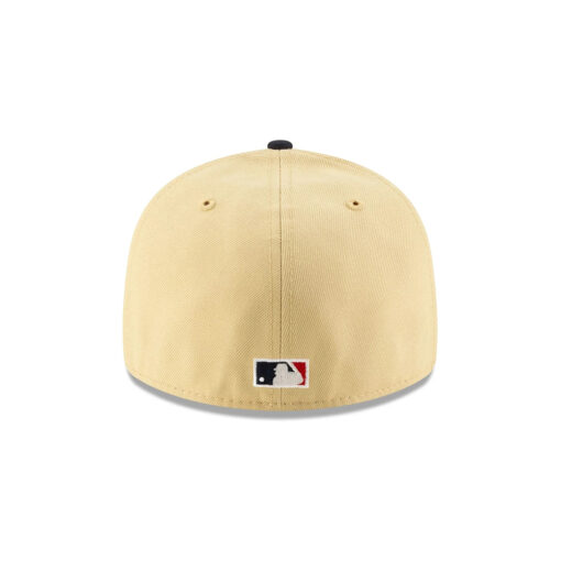 Atlanta Braves Trophy Patch Low-Profile Fitted Cap in Cream