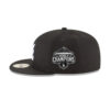Atlanta Braves Two-Tone Core Fitted Cap in Black White