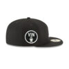 Atlanta Braves Two-Tone Core Fitted Cap in Black White