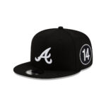 Atlanta Braves Two-Tone Snapback in Black White