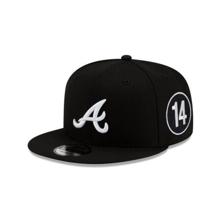 Atlanta Braves Two-Tone Snapback in Black White