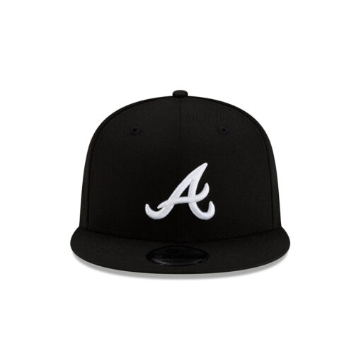 Atlanta Braves Two-Tone Snapback in Black White