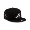 Atlanta Braves Two-Tone Snapback in Black White