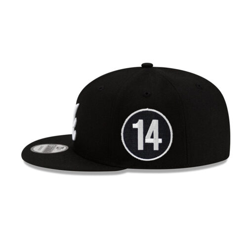 Atlanta Braves Two-Tone Snapback in Black White