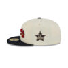 Atlanta Braves Two-Tone Stitch Fitted Cap in White