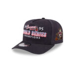 Atlanta Braves Victory Patch A-Frame Snapback in Black