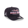 Atlanta Braves Victory Patch A-Frame Snapback in Black