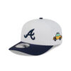 Atlanta Braves Waterproof Tech Stretch-Snap in White