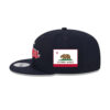 Atlanta Braves Wordmark Snapback in Black