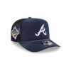 Atlanta Braves Worn Fabric A-Frame Snapback in Navy