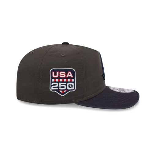 Atlanta Braves x Three Looms Nylon Adjustable Cap in Black