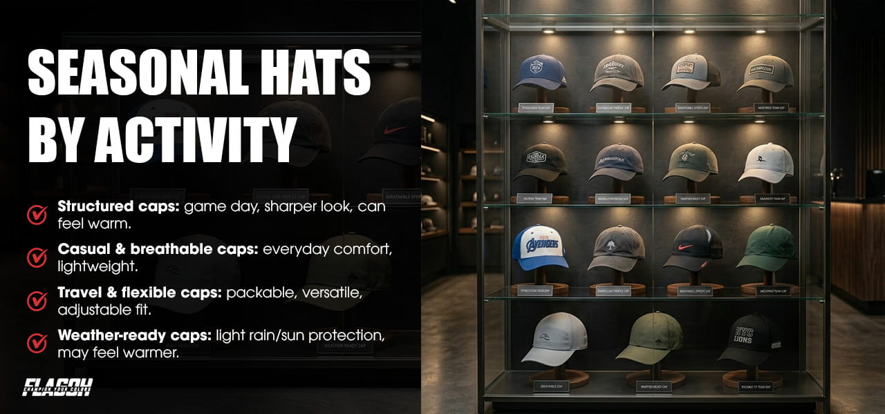 Best Hats for Every Season by Activity