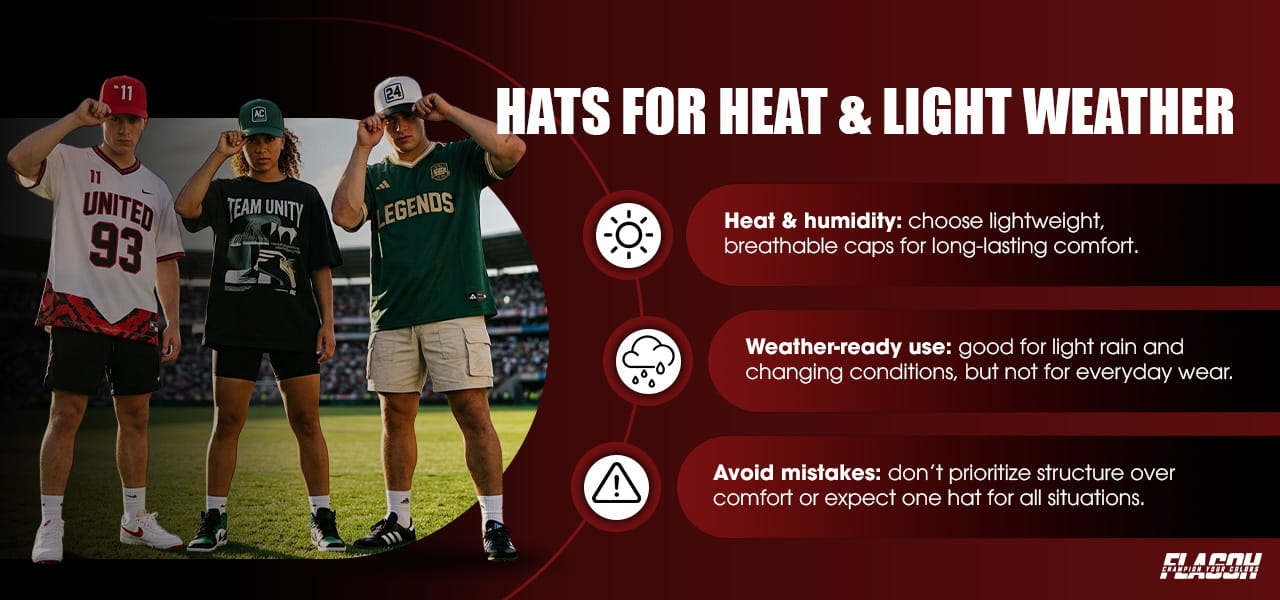Best Hats for Summer, Heat, and Light Weather Changes