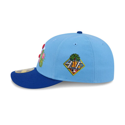 Chicago Cubs Floral Camp Low-Profile Fitted Cap Chicago Cubs Floral Camp Low-Profile Fitted Cap