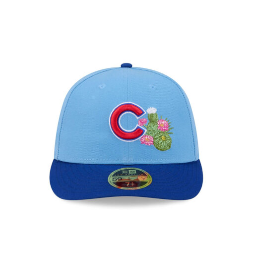 Chicago Cubs Floral Camp Low-Profile Fitted Cap Chicago Cubs Floral Camp Low-Profile Fitted Cap