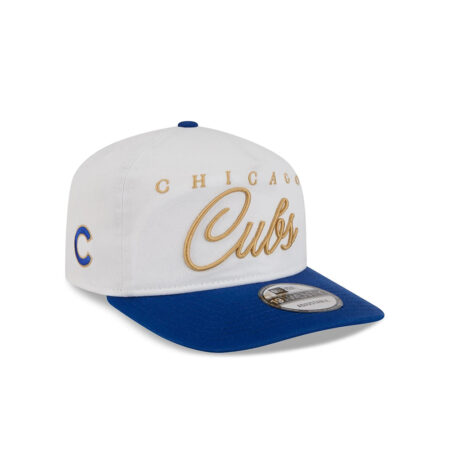 Chicago Cubs Gold Script Adjustable Cap