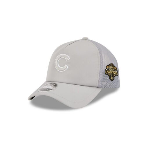 Chicago Cubs Gray Practice-Day Mesh Trucker Cap