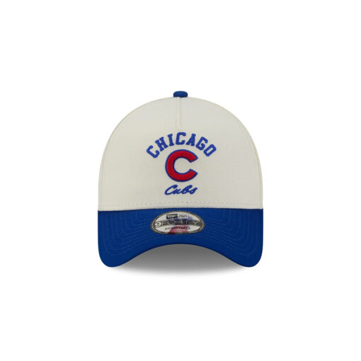 Chicago Cubs Heritage Arch A-Frame Snapback in Chrome White Chicago Cubs Heritage Arch A-Frame Snapback in Chrome White